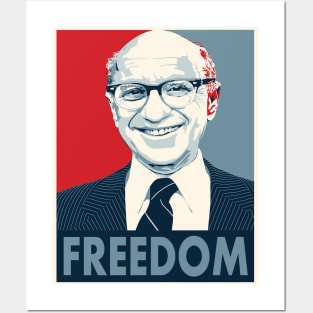 Milton Retro Friedman Graphic Posters and Art